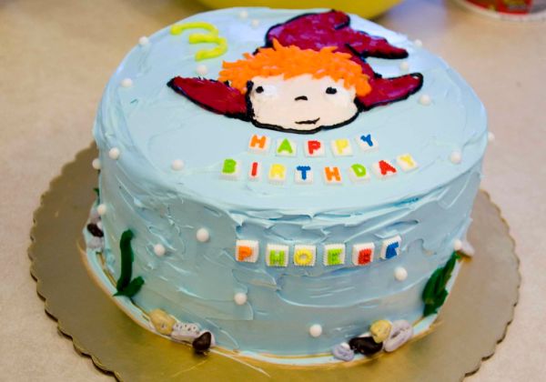 Ponyo Birthday Cake