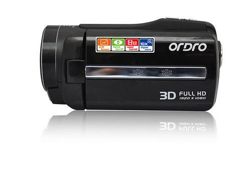 Portable Full HD 1080P 3D camcorder 3D Video Camera Double Lens HDV-VD2