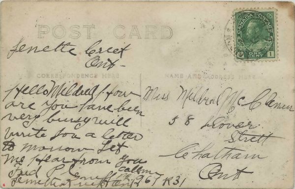 RR NE Alpena MI RPPC c.1908 D&MRR Detroit & Mackinac Railway DEPOT one of the largest and most elegant railroad depots in northern Michigan burned to the ground in the late 1990s-