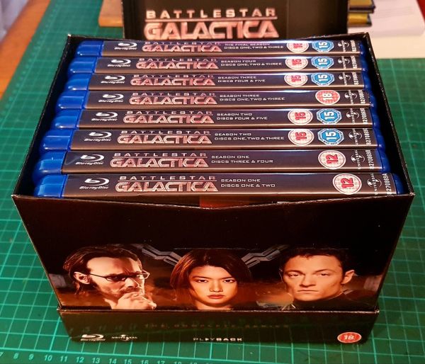 Battlestar Galactica: Complete Box Set of 5 Series on 20 Bluray Discs (2004-2009)