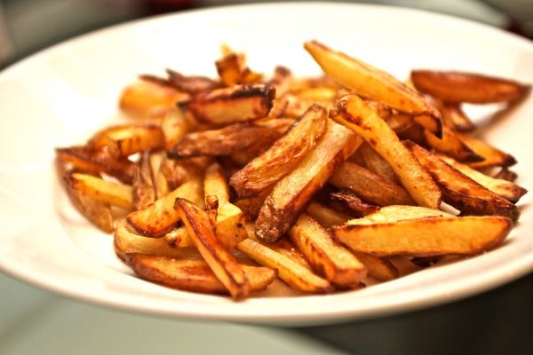 olive oil French fries, yes, oven-baked