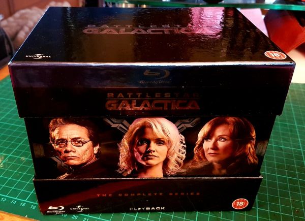 Battlestar Galactica: Complete Box Set of 5 Series on 20 Blu-ray Discs (2004-2009)