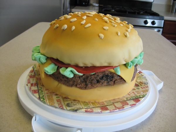Hamburger Cake