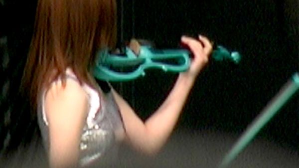 Green Electric Violin