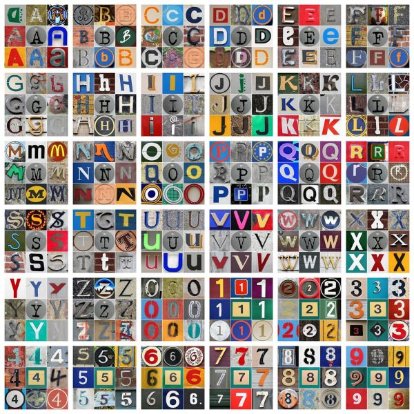 Letter and Number Mosaics Mosaic