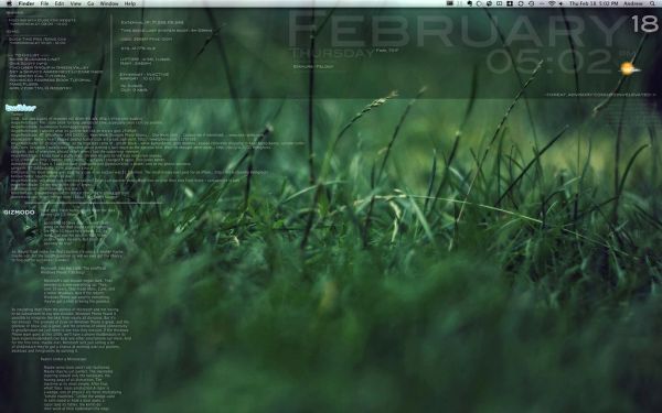 Geektool Mac Desktop Screenshot