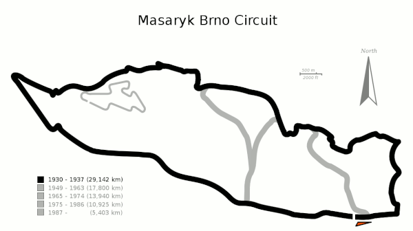 Masaryk brno circuit animation map