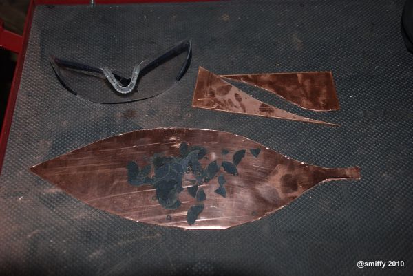 Copper leaf - step 5