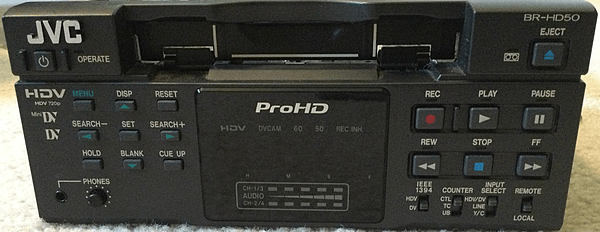 Front view of a MiniDV Player