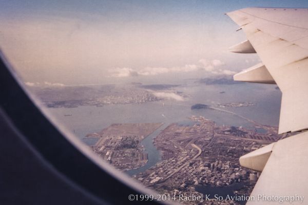 San Francisco Bay from United 930: Fly the Lesbian-Friendly Skies
