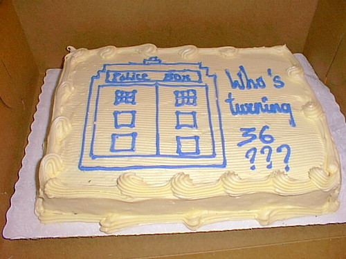 'Doctor Who' birthday cake