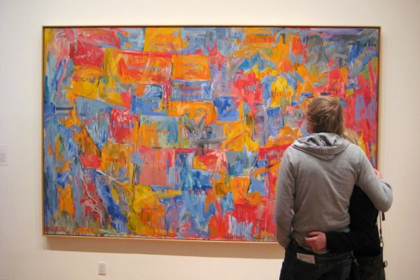NYC - MoMA: Jasper John's Map