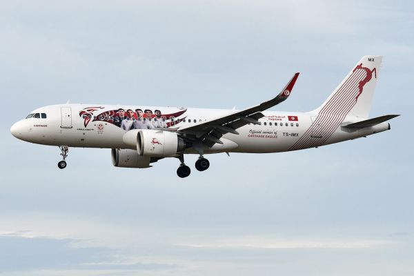 Tunisair (Carthage Eagles Livery), TS-IMX, Airbus A320-251N