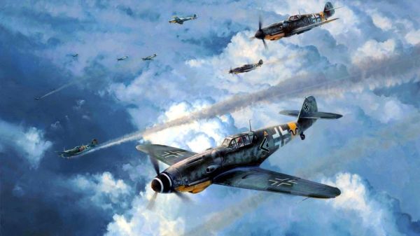1943 10 15 Knight of the Reich - Robert Taylor - Messerschmitt Bf 109G-6 Günther Rall JG 52