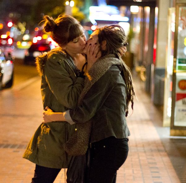 Crazy fun loving lesbian couple