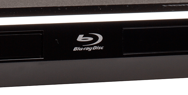 Blu-ray Disc logo on Toshiba BDX 2250 Wi-Fi Blu-ray Disc Player