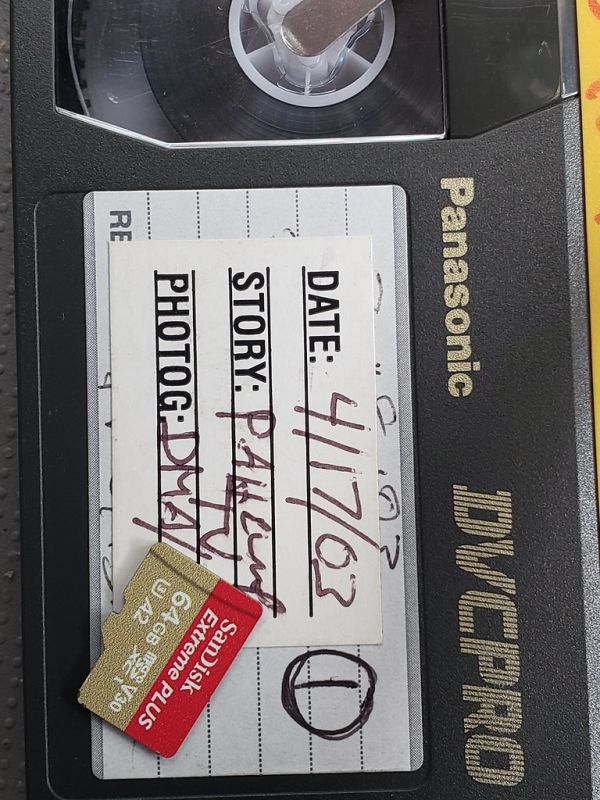 Pahrump TV KPVM-LD Raw DVCPro Tape to microSD card