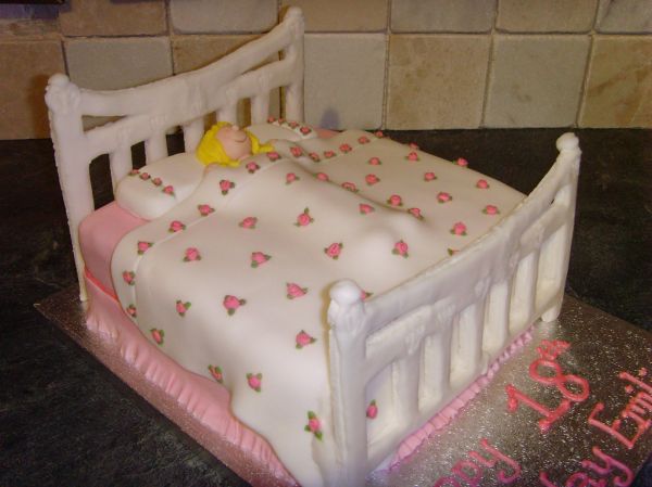 Double bed birthday cake