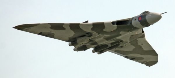 Avro Vulcan (XH558) at Clacton Air Show 2013