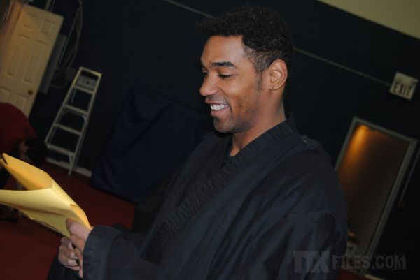 Laughing at the script