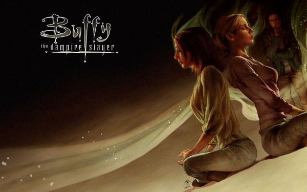 Buffy & Willow 1920x1200 wallpaper/desktop by Jo Chen