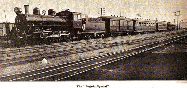 Manila Railroad Co. service from Manila to Baguio