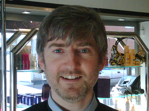 Before: me as Louis Theroux