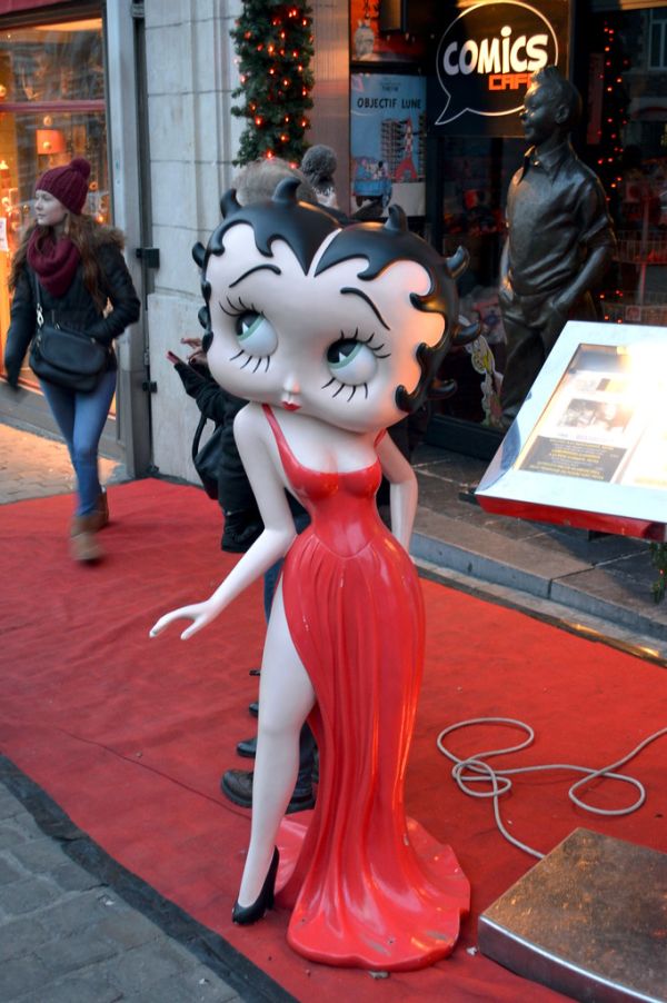 Betty Boop on the Red Carpet in Brussels