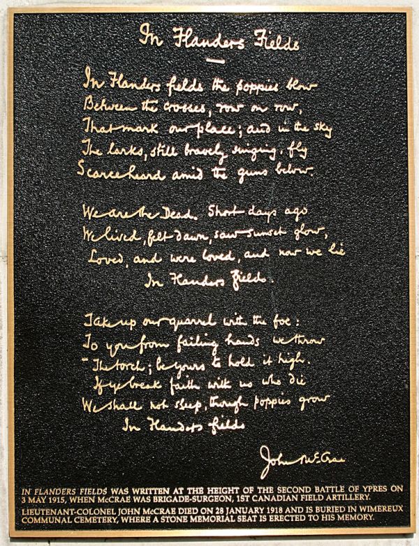 In Flanders Fields - Remembrance Sunday 2007