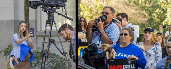 Demonstration Against Offshore Oil Drilling, Sacramento, CA