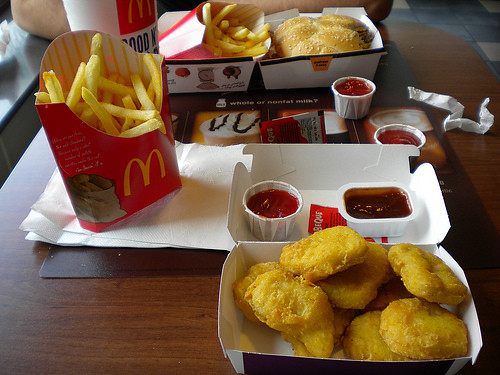 Chicken McNuggets and French Fries