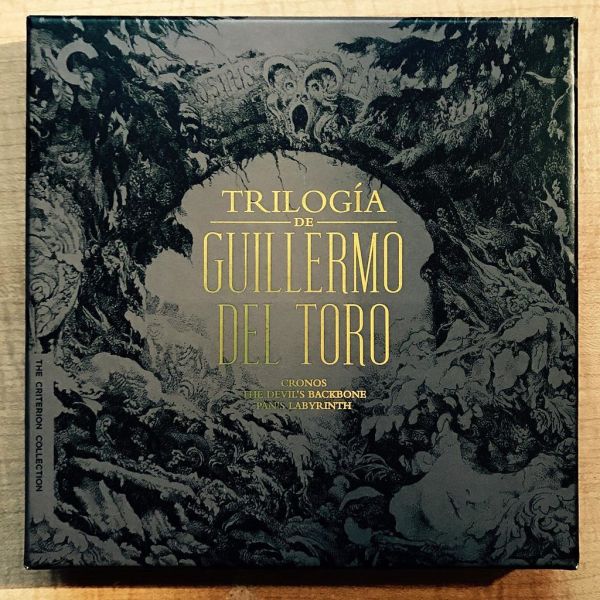 Just arrived from the US - the gorgeously packaged @criterioncollection box set of three @realgdt classics: Cronos, The Devil's Backbone and Pan's Labyrinth. #guillermodeltoro #cronos #thedevilsbackbone #panslabyrinth #criterioncollection #bluray #blurayc