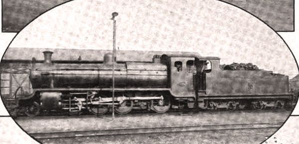 Powerful 2-8-0 locomotive built for MRR - 1916