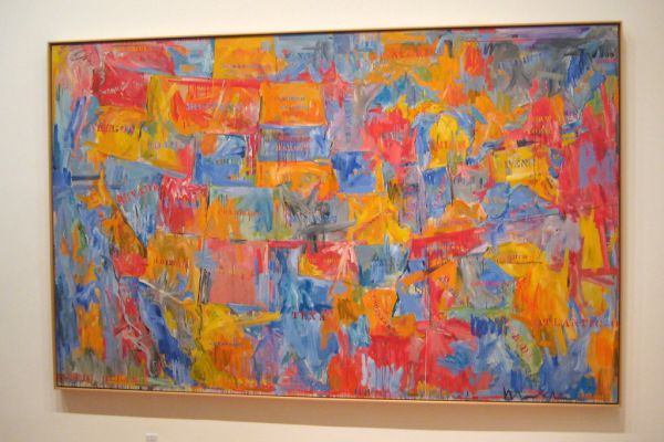 NYC - MoMA: Jasper John's Map