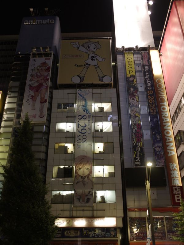 とらのあな 秋葉原店A 壁面広告 そらのおとしもの Final 永遠の私の鳥籠 Blu-ray & DVD