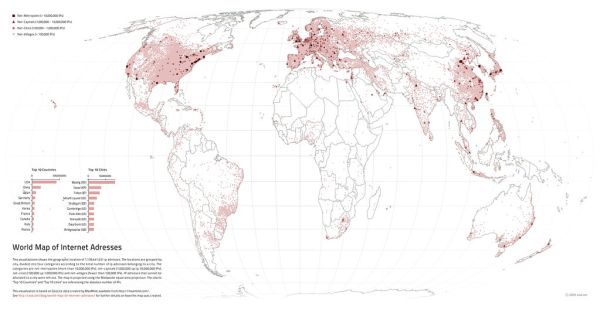 world map of internet adresses
