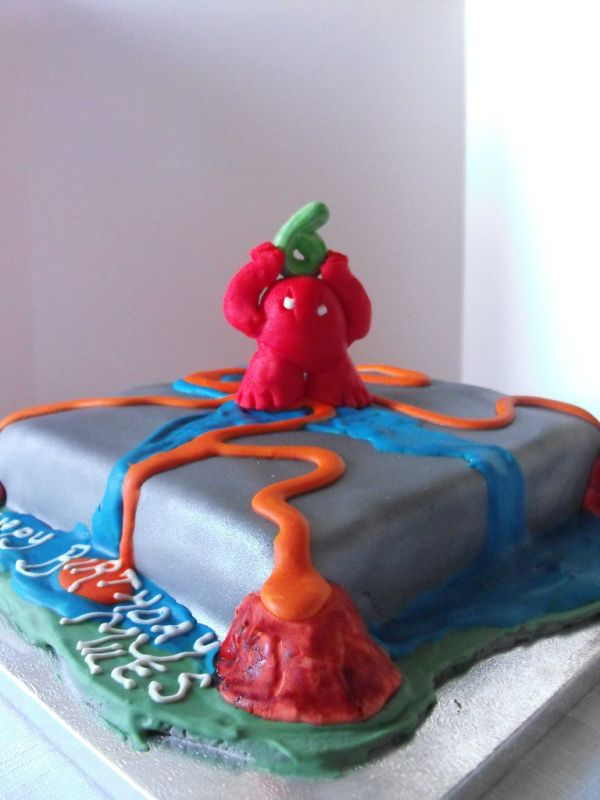 Alien 6th Birthday Cake