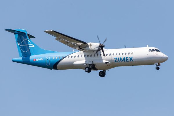 Frankfurt Airport: Zimex Aviation (XM / IMX) | ATR 72-202(F) AT72 | HB-ALL | MSN 0411
