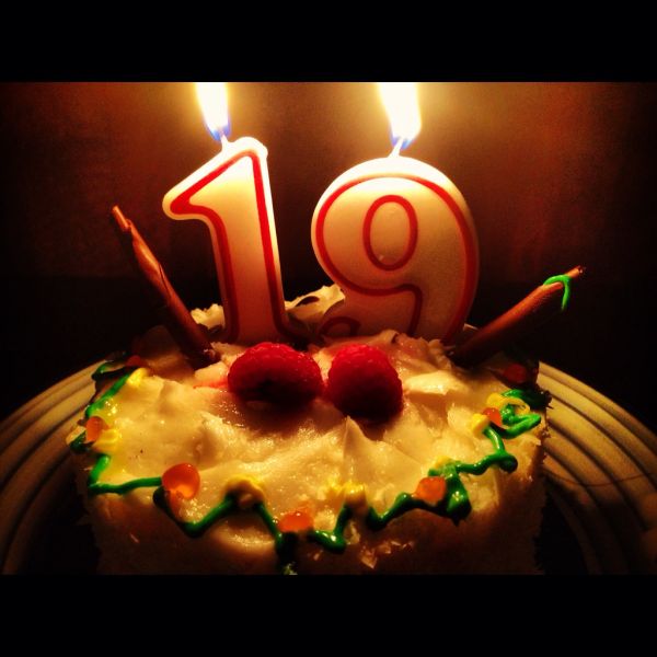 19th Birthday Cake Photo