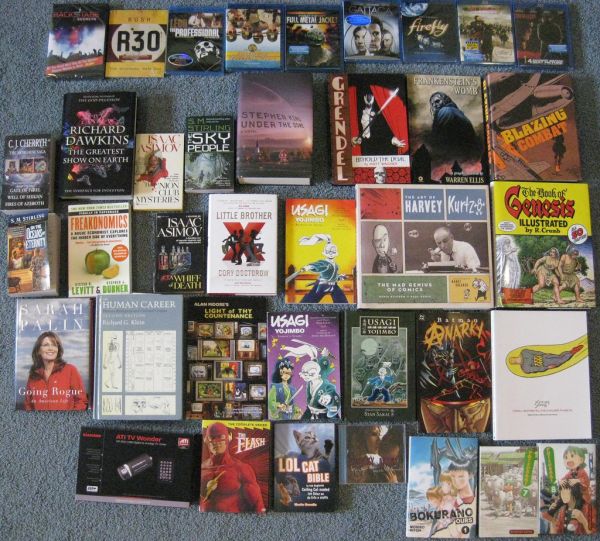 Eight months of Amazon purchases