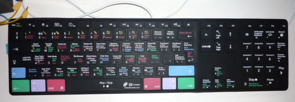 KB Covers keyboard overlay for Logic Studio
