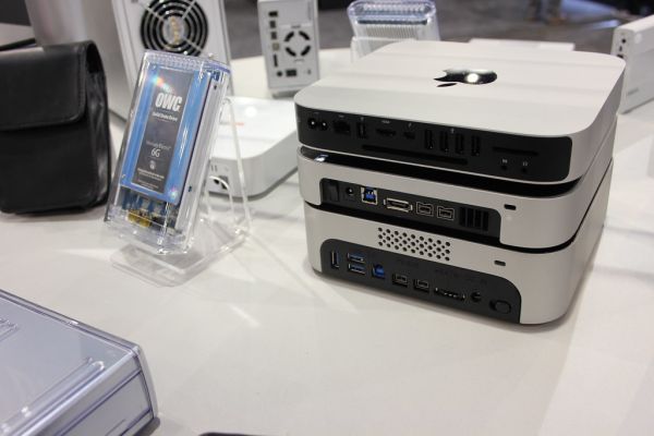 CES 2013 - OWC Mac mini external storage - miniStack Max