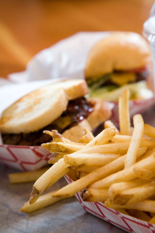 Hamburgers and French Fries