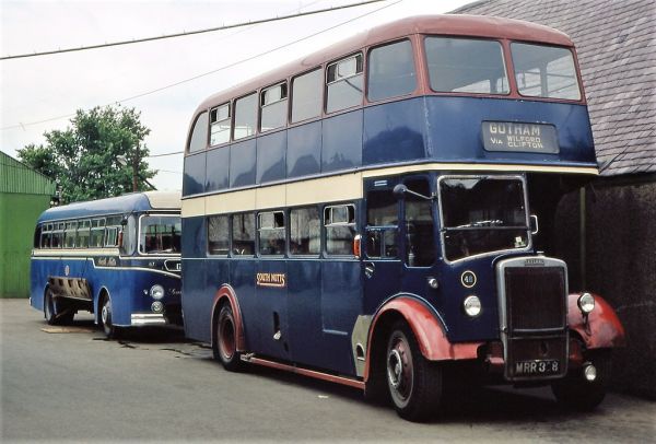 MRR 338 Leyland Titan PD2.12 L53R at Gotham garage. 14.06.1972. [H132}