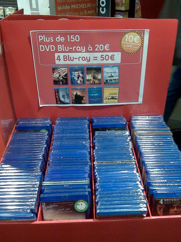 Promotions pour les Bluray à la FNAC