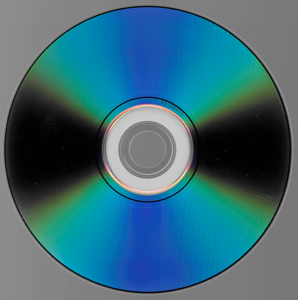 RVT-R disc data side (grey background)