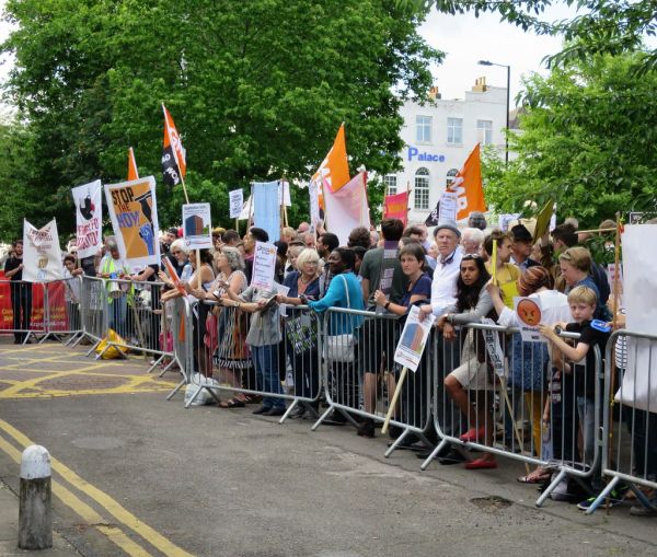 Demonstration Against HDV - Homes Destruction Viciousness