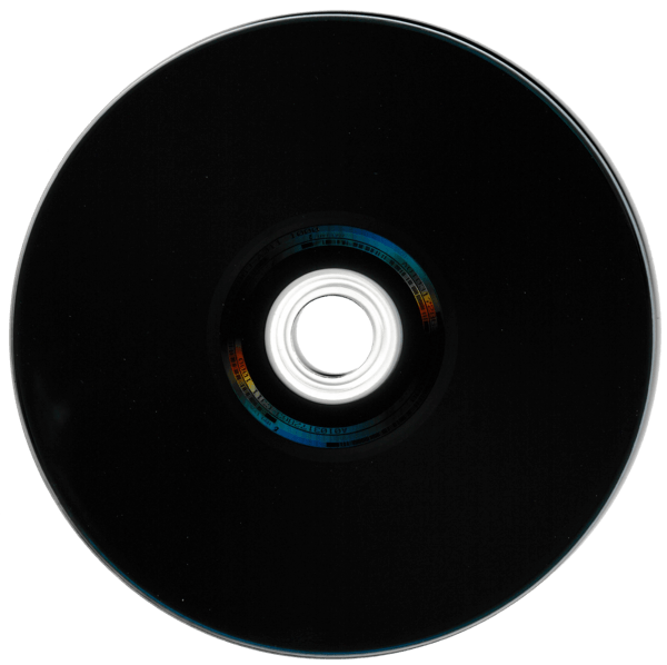 Back of a triple layer Ultra HD Blu-Ray Disc