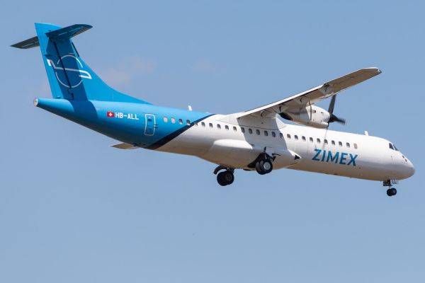 Frankfurt Airport: Zimex Aviation (XM / IMX) | ATR 72-202(F) AT72 | HB-ALL | MSN 0411