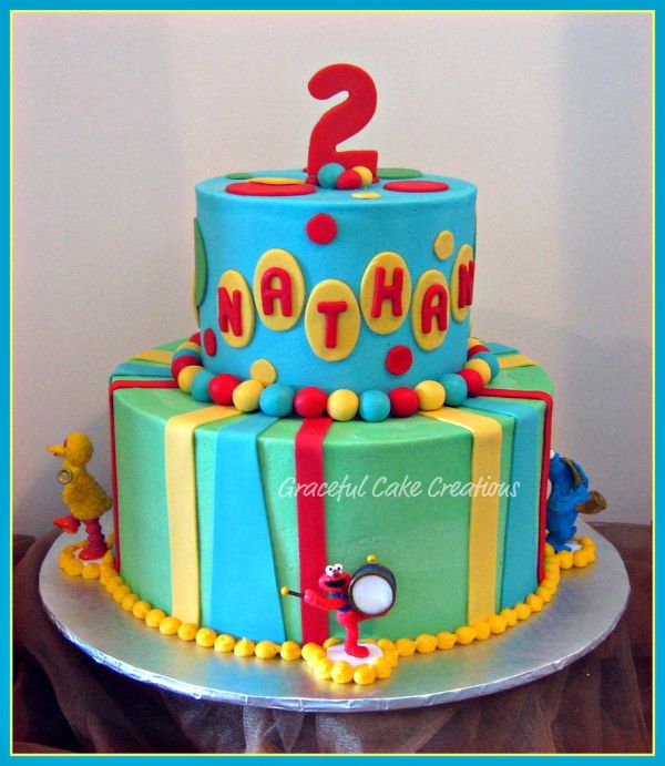 Sesame Street Birthday Cake